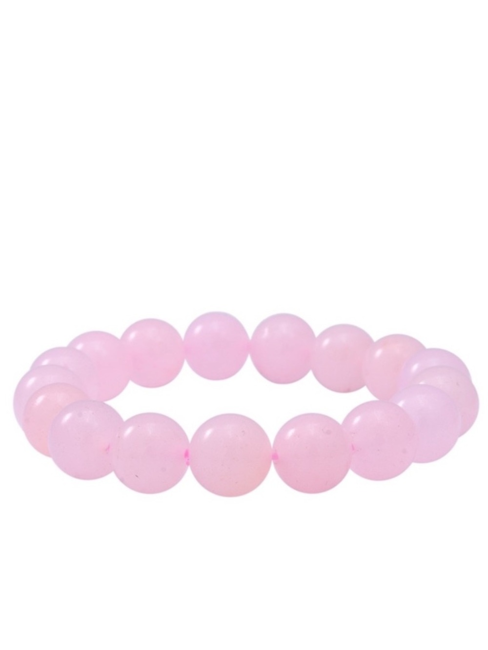 Galilea Rose Quartz Bead Stretch Bracelet
